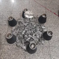 دو عدد لوستر و یک عدد اباژور  درحد