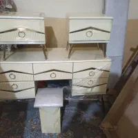 سرویس خواب نو بدون استفاده همراه با تشک رویال اصل