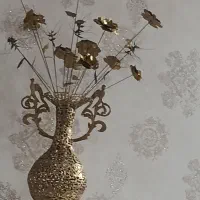 گلدان برنز|گل مصنوعی|اراک, |دیوار