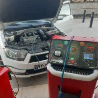 شارژ گاز کولر خودرو با دستگاه تمام اتوماتیک