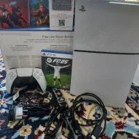 PS5 اسلیم 1ترابایت تک دسته ریجن اروپا|کنسول، بازی ویدئویی و آنلاین|سنگر, |دیوار