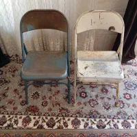 صندلی ارج قدیمی عتیقه تاشو سالم