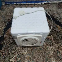 گولر آبی کوچک با سینگ ظرفشویی دوقلو با میز تحریر