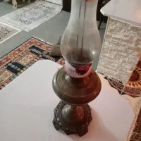 چراغ نفتی آبی سوز|کلکسیون اشیاء عتیقه|گنبد کاووس, |دیوار