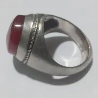 انگشتر عقیق نقره کهنه