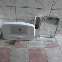 روشویی کامل با شیرالات اینه.