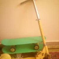 دوعدد اسکیت برویک عدداسکوتر|دوچرخه، اسکیت، اسکوتر|تبریز, |دیوار