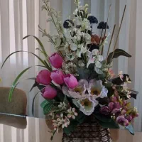 سبد گل مصنوعی