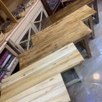 نیمکت های چوبی|صندلی و نیمکت|قم, باغ کرباسی|دیوار