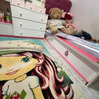 سرویس خواب کودک و نوجوان (فرش و پرده)|تخت و سرویس خواب|سیاهکل, |دیوار