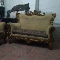 مبل هفت نفره سلطنتی چوب ها سالم|مبلمان خانگی و میز عسلی|محمودآباد, |دیوار