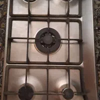 گاز صفحه ایی استیل روکار ۵ شعله بیمکث بسیار تمیز