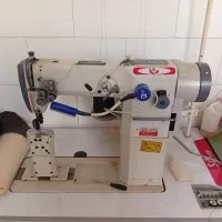 چرخ خیاطی دو سوزنه دینام سر خود
