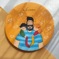 دیوارکوب (بشقاب سفالی) و جاعودی|تابلو، نقاشی، عکس|مشهد, طلاب|دیوار