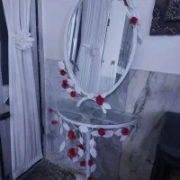 اینه و‌کنسول آباژور فلزی