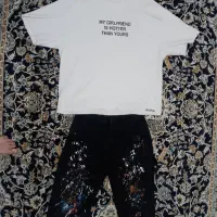 شلوار جین با تیشرتpegador باهم