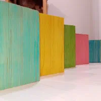 چوب روسی رنگی مناسب دکور، قفسه، باکس و طراحی داخلی|عمده‌فروشی|چهاردانگه (تهران), |دیوار