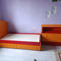 تخت و دراور نوجوان|تخت و سرویس خواب|رشت, معلم|دیوار