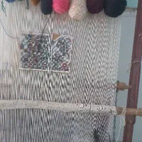 دار قالی نیمه کار .نقشه ماهی|فرش|ملایر, |دیوار