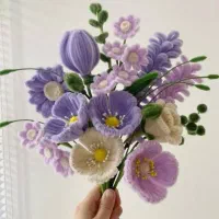 گل های ماندگار و مخملی پیپ پاک کن|گل مصنوعی|تهران, شهرک پاسداران|دیوار