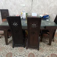 میز نهارخوری ۴ نفره|میز و صندلی غذاخوری|اهواز, کیانشهر|دیوار