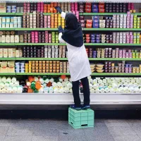 نیروی چیدمان در سوپرمارکت