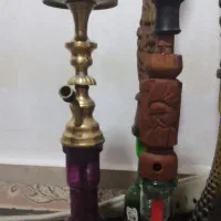 معاوضه با کبوتر قلیان برنجی و چوب|کلکسیون و سرگرمی|بومهن, |دیوار