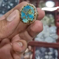 فیروزه تک و خاص رگه طلایی