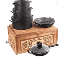 سرویس قابلمه چدن۹پارچه نالینو