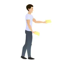 تراکت پخش کن هستم تضمینی
