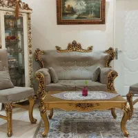 مبلمان سلطنتی و کلاسیک ۱۲ نفره + میز|مبلمان خانگی و میز عسلی|رشت, شهرک صبا|دیوار