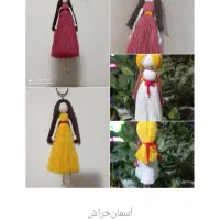 عروسک آویز مکرومه ای|اسباب‌بازی بچه|گرگان, |دیوار