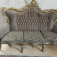 مبل سلطنتی 7نفره|مبلمان خانگی و میز عسلی|خمینی‌شهر, |دیوار