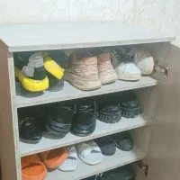 جا کفشی 4طبقه جا دار نو رنگ روشن|جاکفشی، کمد، دراور|نسیم‌شهر, |دیوار