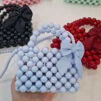 مینی بگ مرواریدی زنانه، رنگ‌بندی متنوع|کیف، کفش، کمربند|مهاباد (آذربایجان غربی), |دیوار