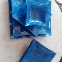 سرویس ارکوپال گل دار شیشه ای
