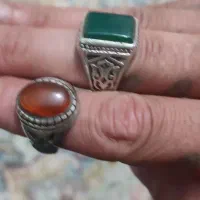 انگشترعقیق اصل عقیق سبز