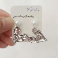 گوشواره آبکاری نقره