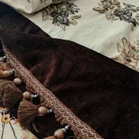 والان مخمل پرده درحد نو|پرده، رانر، رومیزی|مشهد, طلاب|دیوار