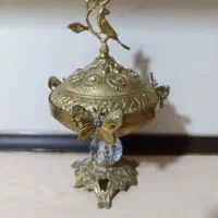 لوستر برنزی کاملا سالم|لوستر و چراغ آویز|تبریز, |دیوار