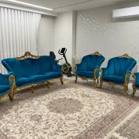 مبل سلطنتی ۹ نفره|مبلمان خانگی و میز عسلی|جوانرود, |دیوار