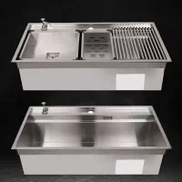 انواع سینک استیل. کریستال ، گرانیت|مصالح و تجهیزات ساختمان|مرودشت, بهارستان|دیوار