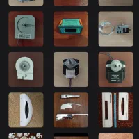 موتور فن سرامیکی یخچال،ترموستات،دستگیره،تایمر،لولا