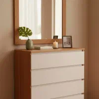 دراور ۴ کشو مدرن با آینه|جاکفشی، کمد، دراور|رشت, خمیران زاهدان|دیوار