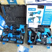 پک 4 تایی شارژی هیلتی دریل و بکس وسنگ فرز