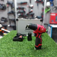 دریل شارژی 24 ولت ژاپنی گریتک صنعتی موتور براشلس|ماشین‌آلات صنعتی|قدس, شهر‌قدس|دیوار