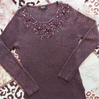 بلوز بافت لمه ابریشم فری سایز نونو