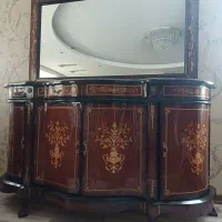 کنسول چوبی و آئینه