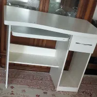 میزکامپیوترو تحریر سفید|میز تحریر و کامپیوتر|قزوین, |دیوار