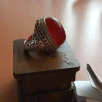انگشتر نقره عقیق سرخ